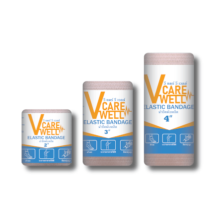 ผ้ายืดพันเคล็ด V CARE V WELL ขนาด 3 นิ้ว_1